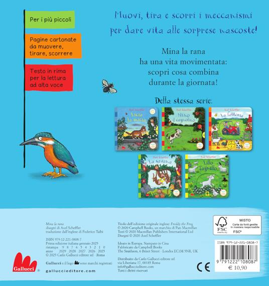 Mina la rana. Muovi tira scorri. Ediz. a colori - Axel Scheffler - 2