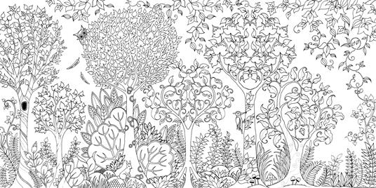 La foresta incantata. Intrecci a china da esplorare e colorare - Johanna Basford - 2