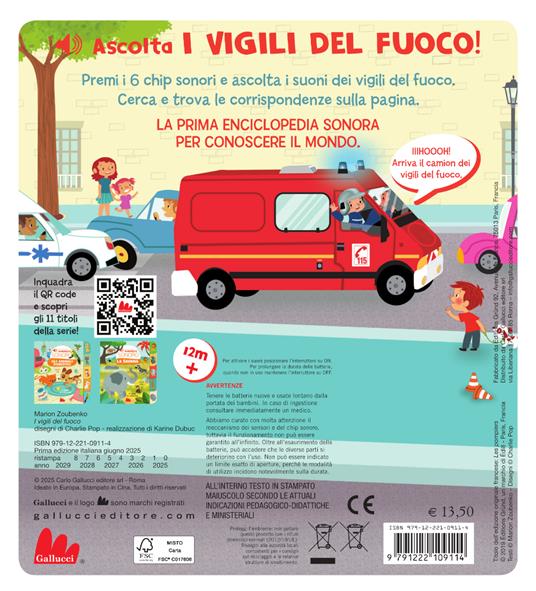 I vigili del fuoco. Il mio piccolo almanacco sonoro - Marion Zoubenko - 3