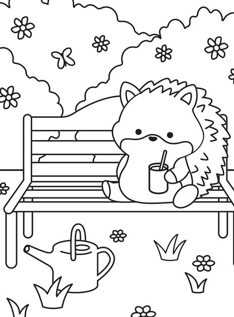 Comfy garden. Cozy coloring book. Con 127 Adesivi - 2