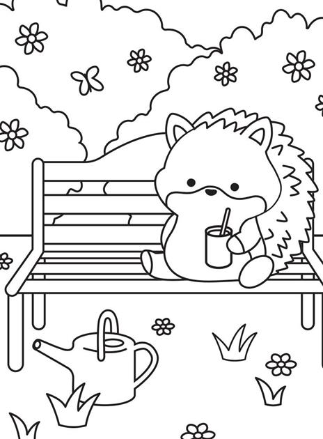 Comfy garden. Cozy coloring book. Con 127 Adesivi - 4