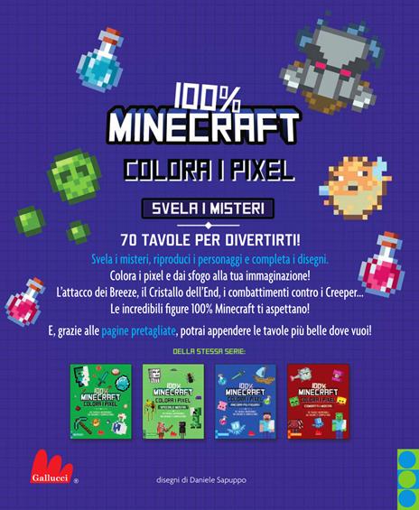 100% Minecraft. Colora i pixel. Svela i misteri - 4