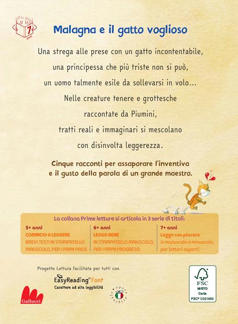 Malagna e il gatto voglioso. Cinque storie per le prime letture - Roberto Piumini - 4