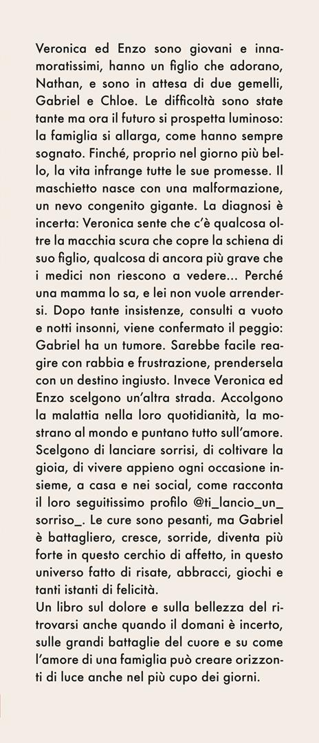 Ti lancio un sorriso. Come Gabriel ha insegnato alla nostra famiglia a scegliere la gioia nell'oscurità - Maria Veronica Fazio,Vincenzo Casella - 2