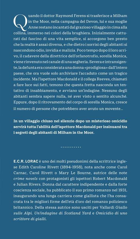 Assassinio nella brughiera. Un'indagine dell'ispettore Macdonald - E. C. R. Lorac - 2