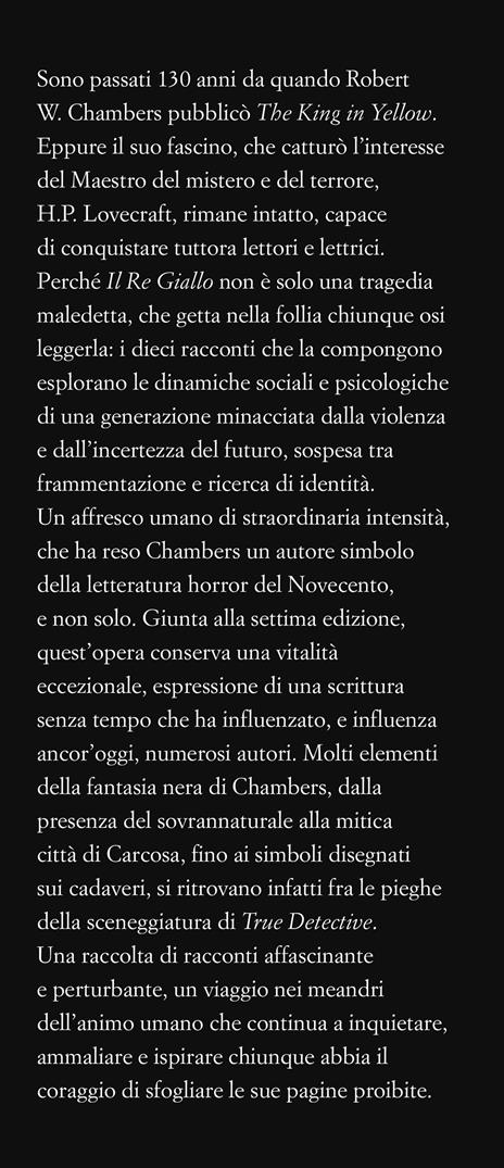 Il re giallo. Dark tales. La serie gotica della British Library - Robert William Chambers - 2