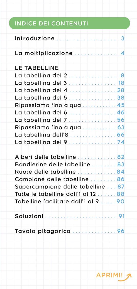 Il quaderno delle tabelline. Per non sbagliarle più - Maestra Federica - 6