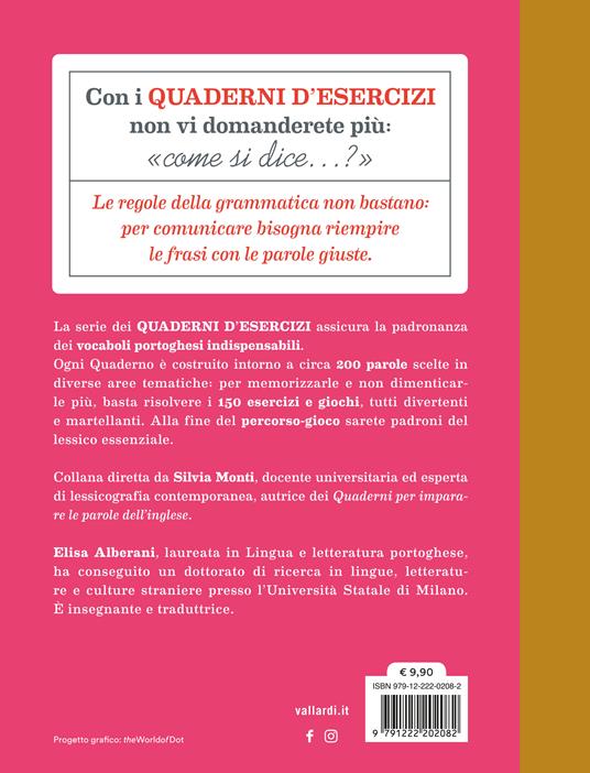 Quaderno d'esercizi per imparare le parole del portoghese. Vol. 1 - Elisa Alberani - 2