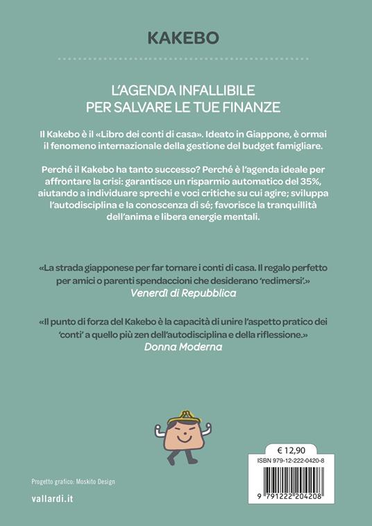 Kakebo. L'originale 2027. Il libro dei conti di casa. Il metodo giapponese per imparare a risparmiare - 5