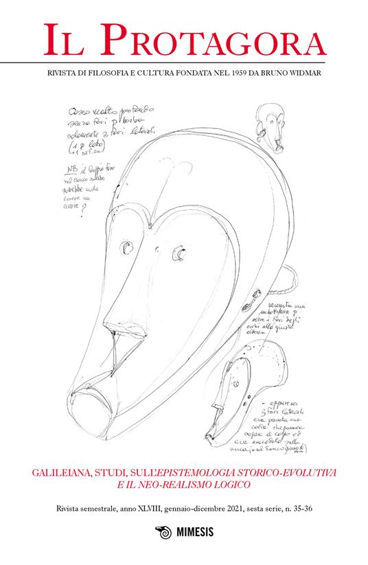 Il Protagora. Vol. 35-36: Galileiana, studi, sull'Epistemologia storico-evolutiva e il neo-realismo logico - copertina