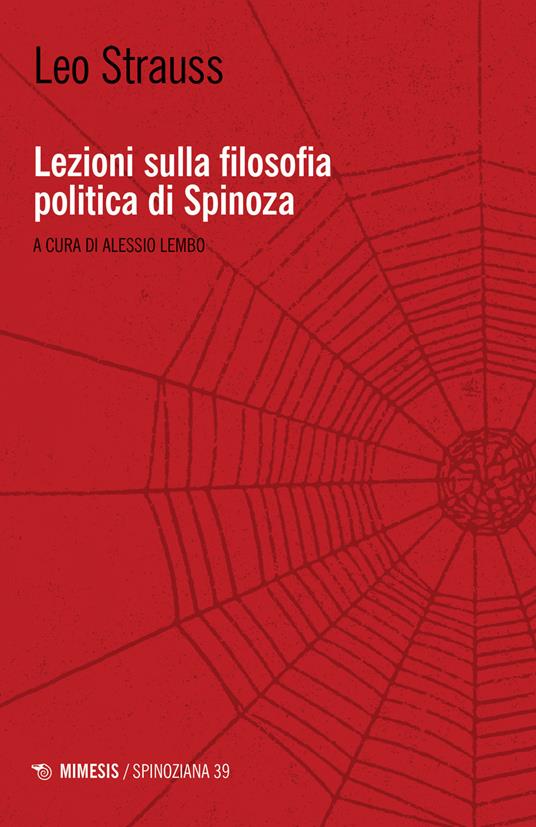 Lezioni sulla filosofia politica di Spinoza - Leo Strauss - copertina