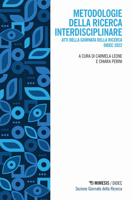 Metodologie della ricerca interdisciplinare. Atti della giornata della ricerca Didec 2022 - copertina