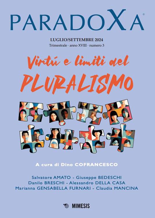 Paradoxa (2024). Vol. 3: Virtù e limiti del pluralismo - copertina