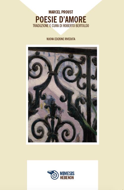 Poesie d'amore. Nuova ediz. - Marcel Proust - copertina