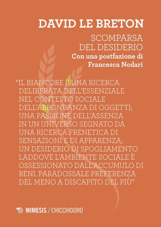 Scomparsa del desiderio - David Le Breton,Francesca Nodari - ebook