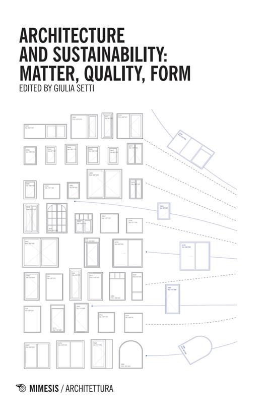 Architecture and sustainability: matter, quality, form - copertina