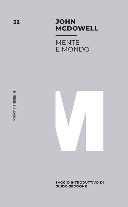 Mente e mondo - John McDowell - copertina