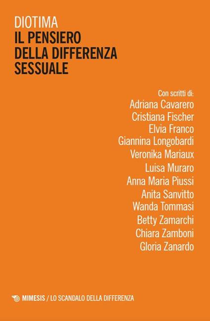 Il pensiero della differenza sessuale - Diotima - copertina