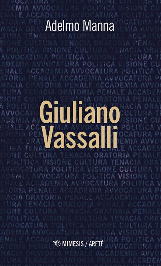 Giuliano Vassalli - Adelmo Manna - copertina