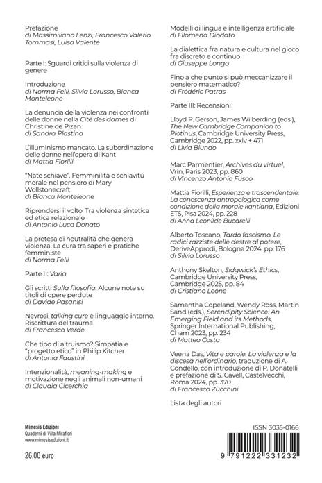Quaderni di Villa Mirafiori. Dottorato di ricerca in Filosofia Sapienza Università di Roma. Vol. 3 - 2