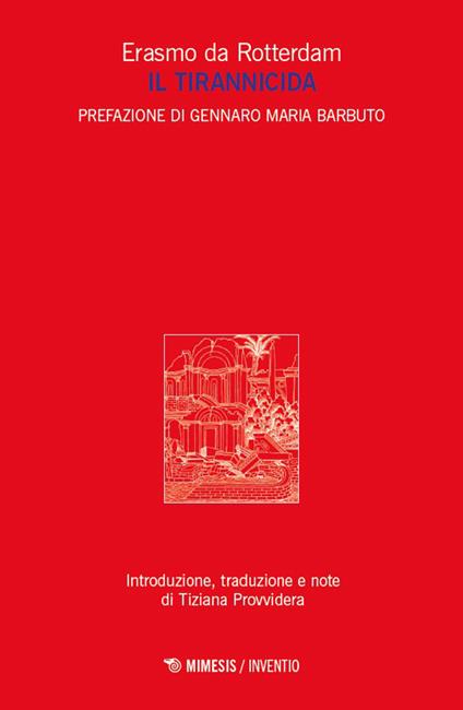 Il tirannicida - Erasmo da Rotterdam - copertina