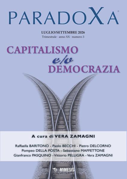 Paradoxa (2026). Vol. 3: Capitalismo e/o democrazia - copertina