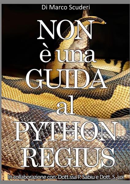 Non è una guida al pythons regius. La raccolta dei miei errori nell'allevamento del pitone reale dal 2009. Con video accessibile con QR code - Marco Scuderi - copertina