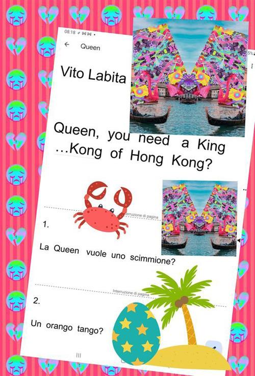Queen, you need a King... Kong of Hong Kong?. La Queen vuole uno scimmione? Un orango tango? - Vito Labita - ebook