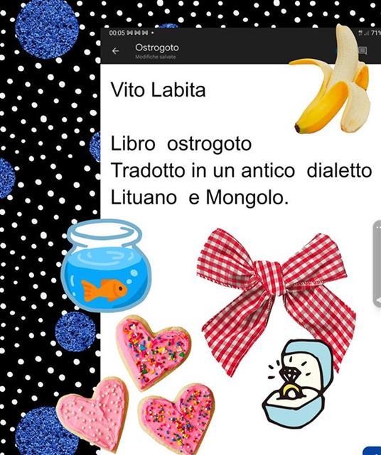 Libro ostrogoto tradotto in un antico dialetto lituano e mongolo - Vito Labita - ebook