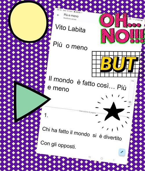Più o meno... Il mondo è fatto così, più e meno. Chi ha fatto il mondo si è divertito con gli opposti - Vito Labita - ebook