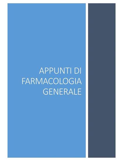 Appunti di farmacologia generale - Pepito Sbarzeguti - ebook