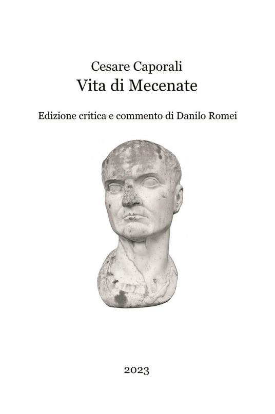 Vita di Mecenate - Cesare Caporali - copertina