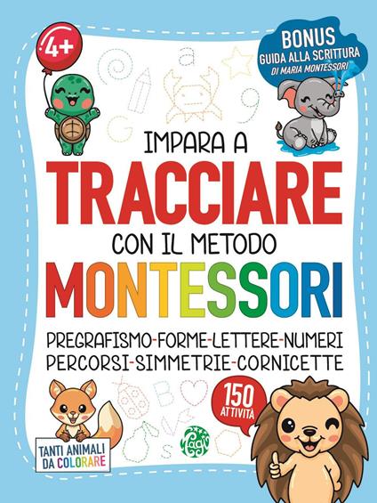 Impara a tracciare con il metodo Montessori - copertina