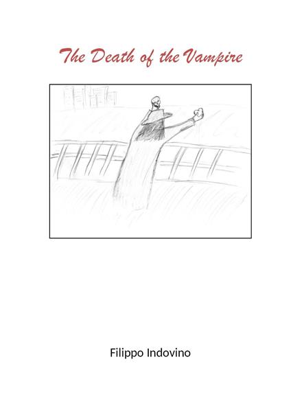 The death of the vampire - Filippo Indovino - copertina