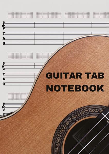 Guitar tab notebook - Cosimo Damiano Matteucci - copertina