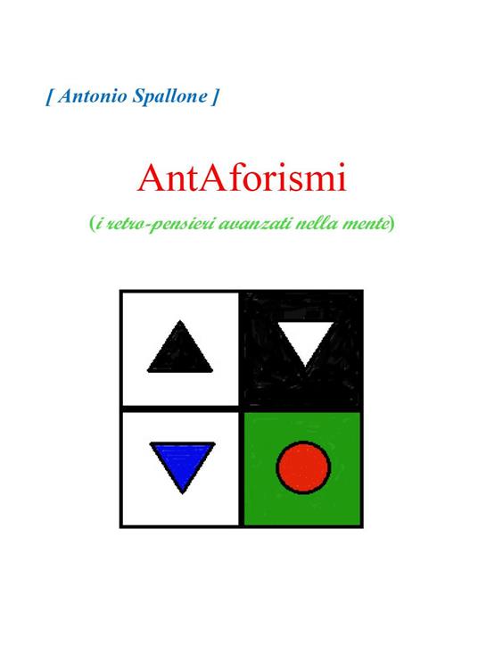 AntAforismi (i retro-pensieri avanzati nella mente) - Antonio Spallone - copertina