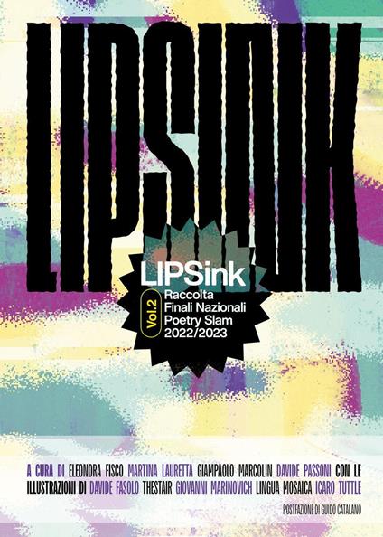 LIPSink. Raccolta finali nazionali poetry slam 2022/2023. Vol. 2 - copertina