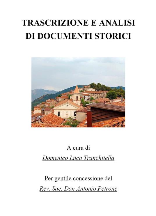 Trascrizione e analisi di documenti storici - copertina