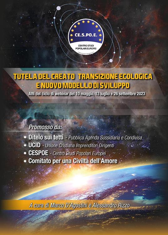 Tutela del creato, transizione ecologica e nuovo modello di sviluppo - copertina
