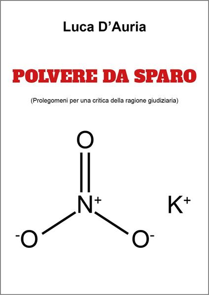 Polvere da sparo (prolegomeni per una critica della ragione giudiziaria) - Luca D'Auria - copertina