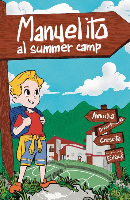 Manuelito al summer camp - Enrico Lanzano - copertina