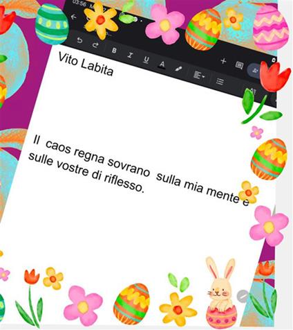 Il caos regna sovrano sulla mia mente e sulle vostre di riflesso - Vito Labita - ebook