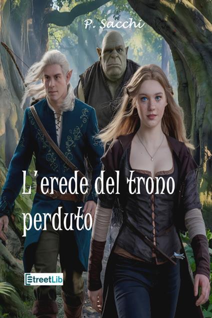 L'erede del trono perduto - P. Sacchi - copertina