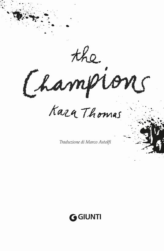 The champions. Ediz. italiana - Kara Thomas - 3