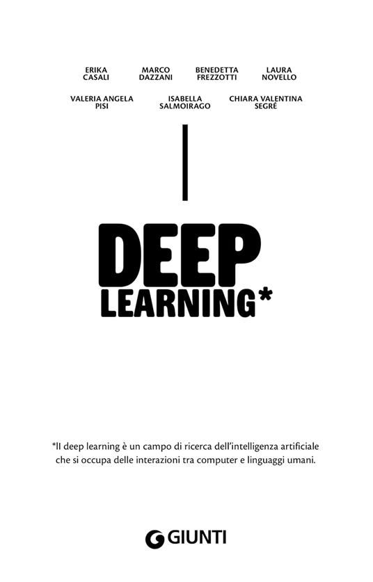 Deep learning. Sette racconti intorno all'intelligenza artificiale - 2
