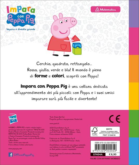 Forme e colori. Peppa Pig. Impara con Peppa. Ediz. a colori - Giulia Del Col - 2