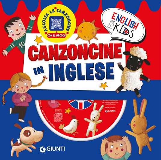 Canzoncine in inglese. Ediz. illustrata. Con CD Audio. Con QR code - Gabriella Ballarin - copertina