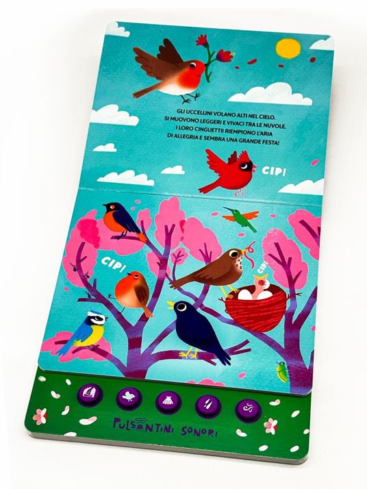 I suoni della natura. Pulsantini sonori. Ediz. a colori - Martina Boschi - 2