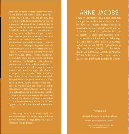 La baronessa. La saga dei von Dranitz - Anne Jacobs - 2