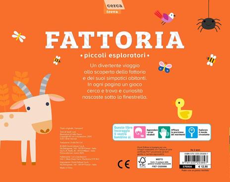 Fattoria. Piccoli esploratori. Ediz. a colori - Sarah Lock - 2